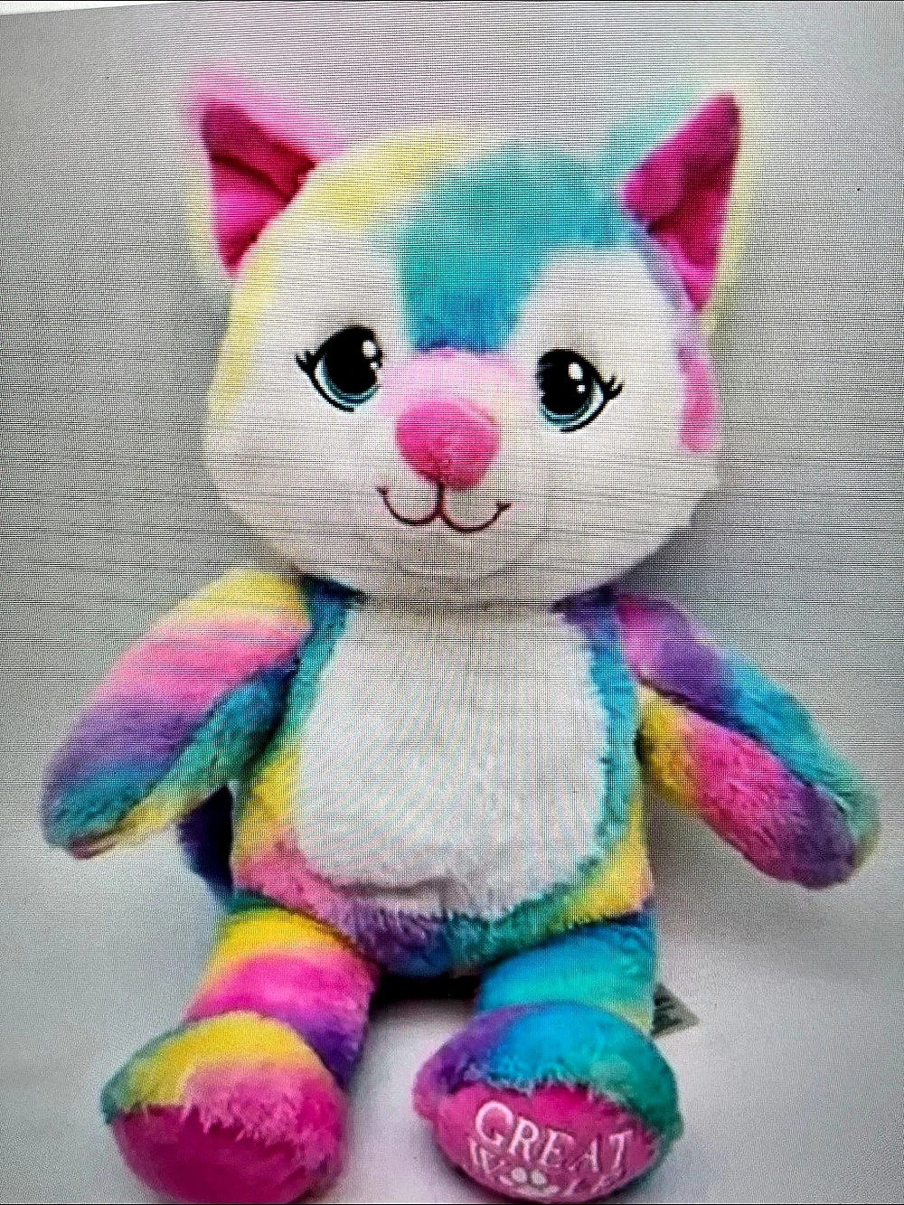Build-A-Bear Workshop Great Wolf Lodge Exclusive Rainbow Wolf Plush Rainbow Wolf